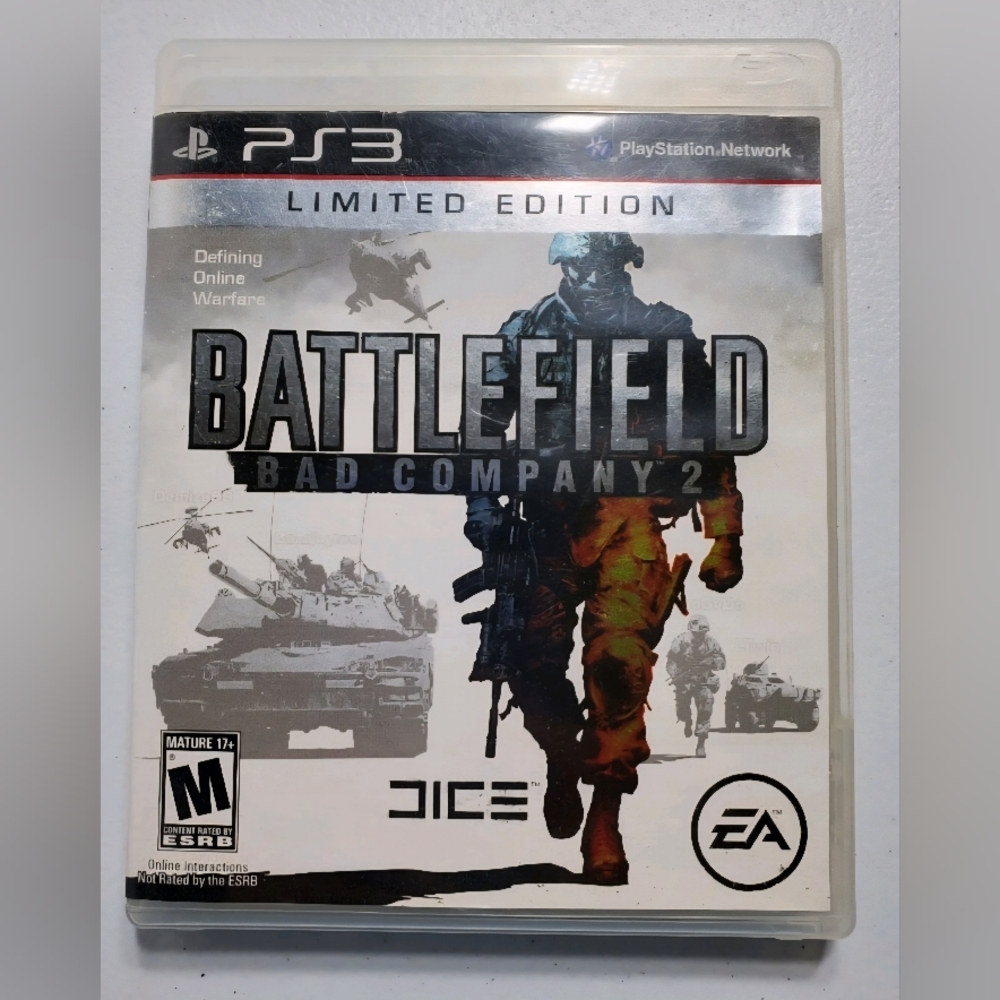 PlayStation 3 Limited Edition Battlefield Bad Company 2 Video Game